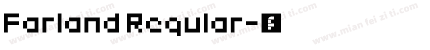 Farland Regular字体转换